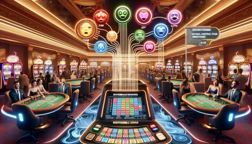 Kazina koja implementiraju biofeedback za kontrolu bonusa